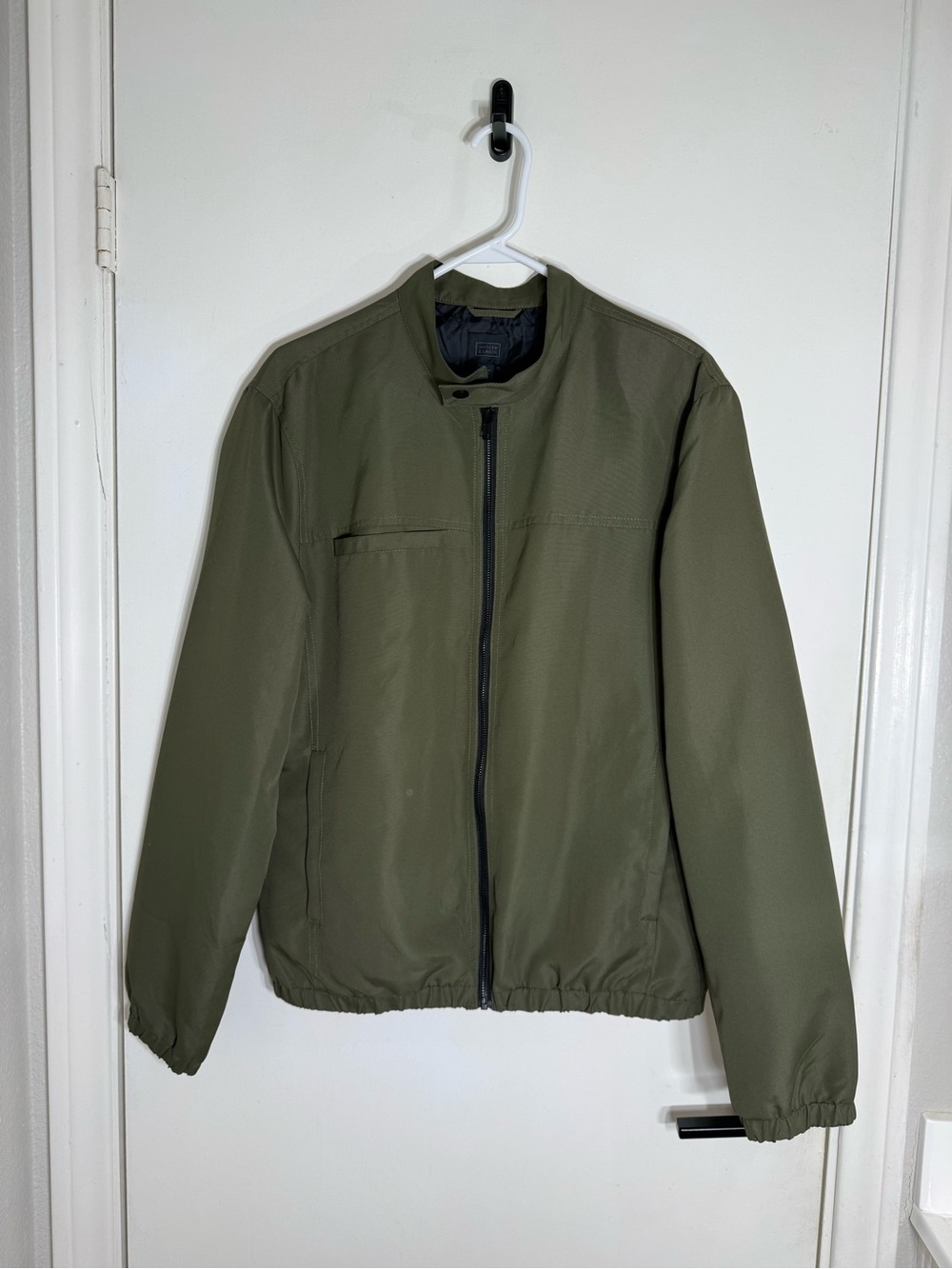 14th & Union Men's Lightweight Bomber Zip-Front Jacket